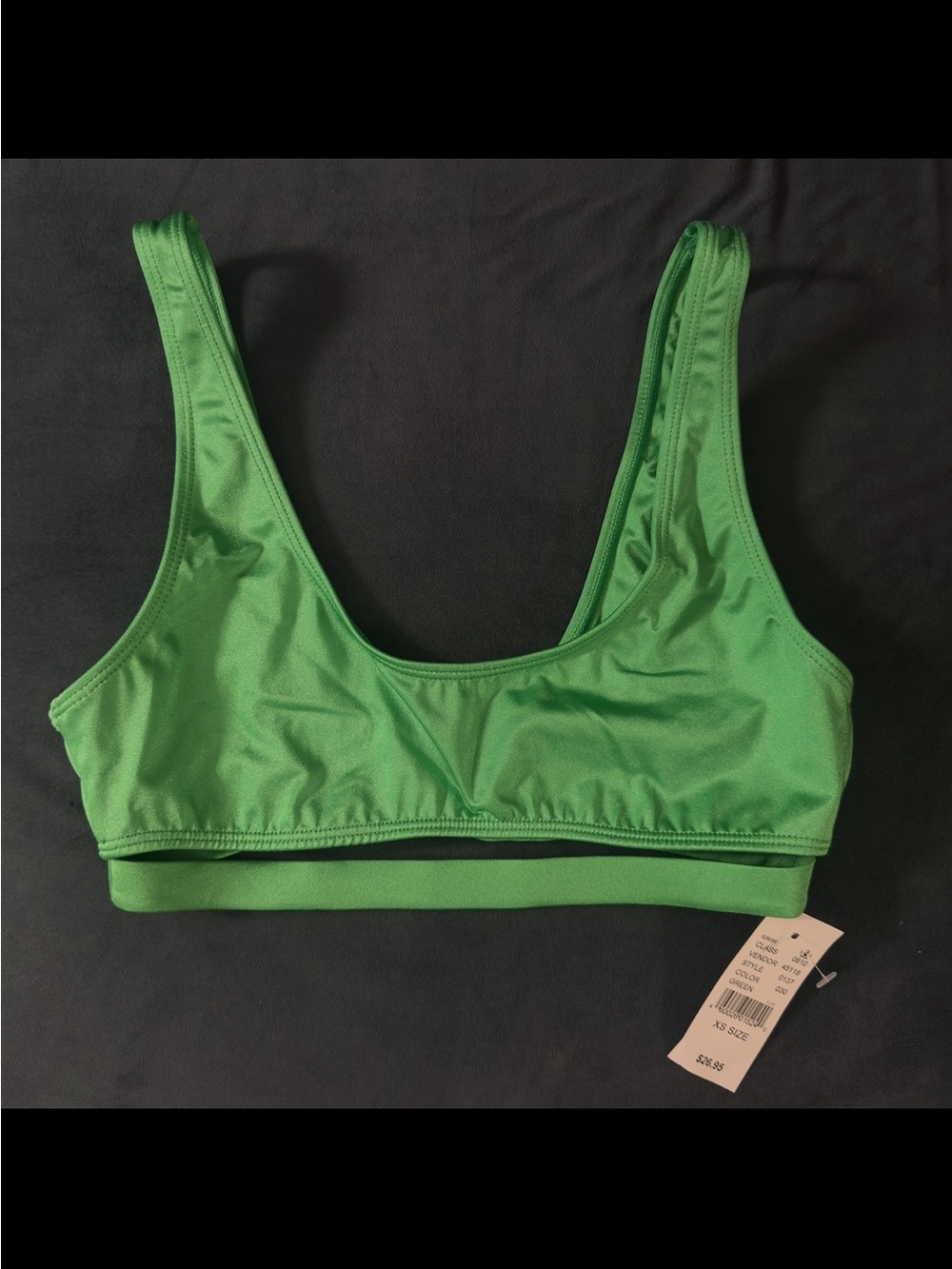 Green Bikini Top